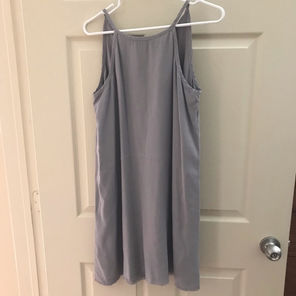 Cloth &Stone dress fully lined with raw hem size S